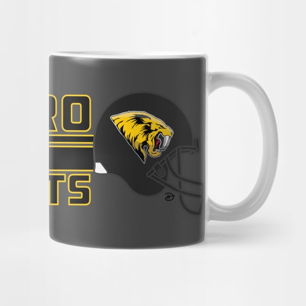 Saguaro Sabercats (Rush Primary - Gold Lined) by dhartist